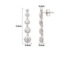 Silver Hanging Drop Earrings