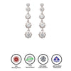 Silver Hanging Drop Earrings