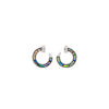 Silver Orbital Glow Earrings (MOP)