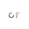 Silver Orbital Glow Earrings (MOP)