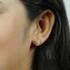 Rose Gold Shimmering Studs