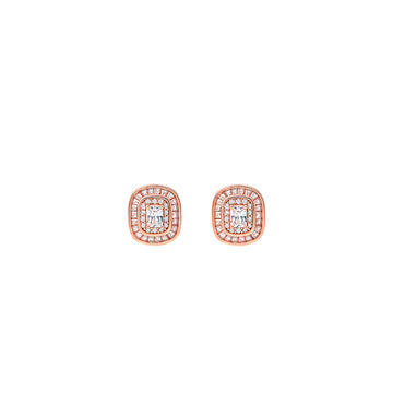 Rose Gold Shimmering Studs