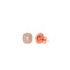 Rose Gold Shimmering Studs