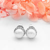 Silver Pearl Shine Earrings