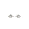 Silver Ocean Eye Studs