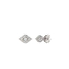 Silver Ocean Eye Studs
