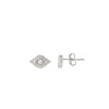 Silver Ocean Eye Studs