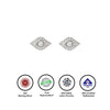 Silver Ocean Eye Studs