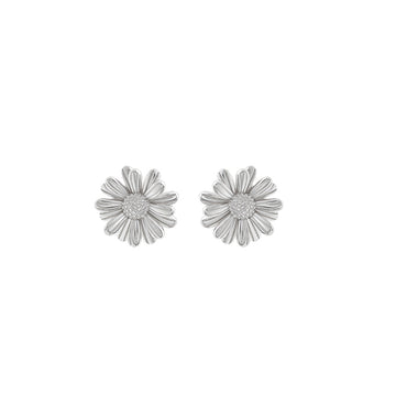 Silver Marigold Earrings