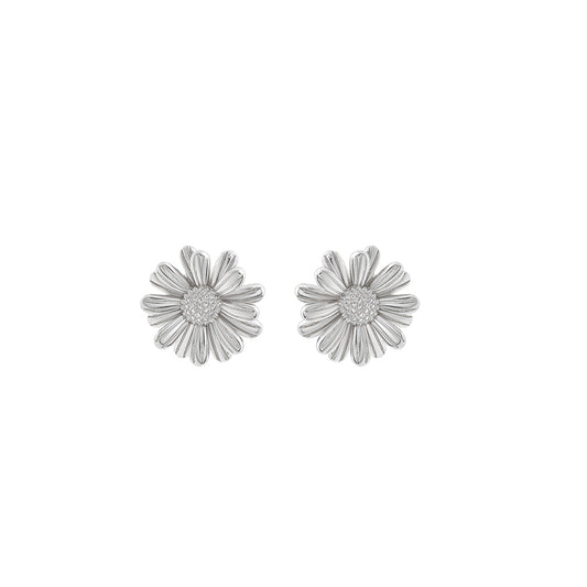 Silver Marigold Earrings