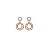 Rose Gold Tiny Orbit Earrings