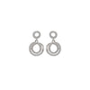 Silver Tiny Orbit Earrings