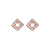 Rose Gold Virgo Shine Earrings