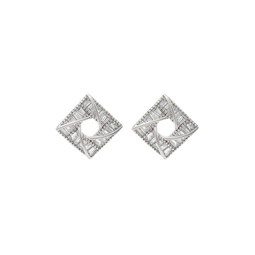 Silver Virgo Shine Earrings
