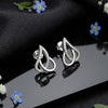 Silver Whisper Petal Earrings