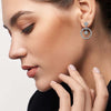 Silver Artful Drip Earrings