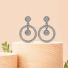 Silver Artful Drip Earrings