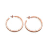 Rose Gold Crystal Curl Earrings