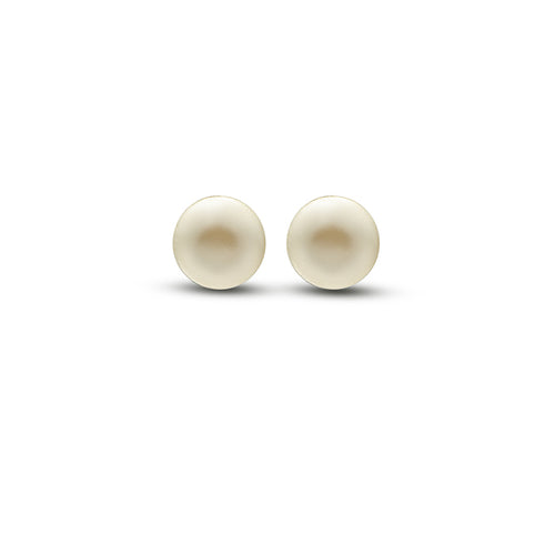 Silver Swarovski Creame Pearl 8mm Earring
