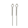 Silver Popstar Earrings