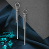 Silver Popstar Earrings
