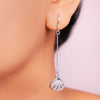 Silver Open Shell Earrings