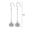 Silver Open Shell Earrings