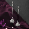 Silver Open Shell Earrings