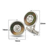 Silver Aurora Pearl (MOP) Limited Edition Cufflinks