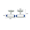 Silver Modern Blue Limited Edition Cufflinks