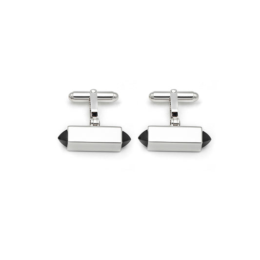 Silver Modern Black Limited Edition Cufflinks