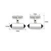 Silver Modern Black Limited Edition Cufflinks