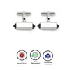Silver Modern Black Limited Edition Cufflinks