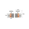 18k Rose Gold Plated Silver Parallel Limited Edition Cufflinks