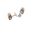 18k Rose Gold Plated Silver Parallel Limited Edition Cufflinks