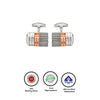 18k Rose Gold Plated Silver Parallel Limited Edition Cufflinks