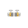 18k Gold Plated Silver Parallel Limited Edition Cufflinks