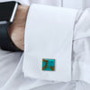 Silver Greenshade Crystal Limited Edition Cufflinks