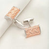18k Rose Gold Plated Silver Classic Boulevard Limited Edition Cufflinks