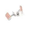 18k Rose Gold Plated Silver Classic Boulevard Limited Edition Cufflinks