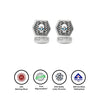 Silver Dangerous Skull Limited Edition Cufflinks
