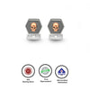 18k Rose Gold Plated Silver Matt Skull Limited Edition Cufflinks