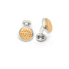 18k Gold Plated Silver Mesh Limited Edition Cufflinks