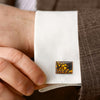 Silver Golden Glitter Limited Edition Cufflinks
