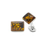 Silver Golden Glitter Limited Edition Cufflinks