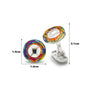 Silver Multicolour Limited Edition Cufflinks