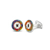 Silver Multicolour Limited Edition Cufflinks