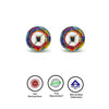 Silver Multicolour Limited Edition Cufflinks