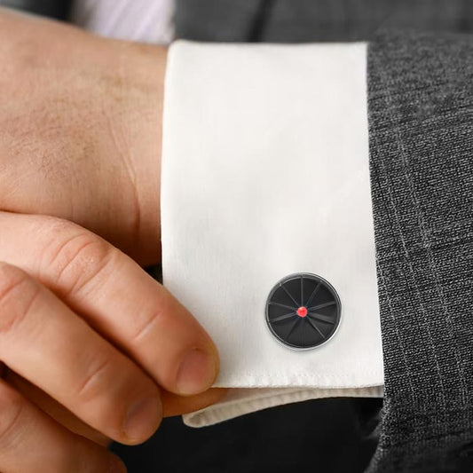 Silver Black Dart Limited Edition Cufflinks