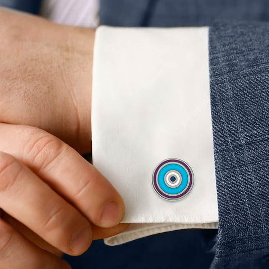 Silver Evil Eye Limited Edition Cufflinks